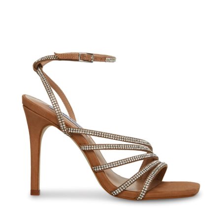 Brown Steve Madden Kamila-r Women's Heels Sandals | PH 6419LZJ